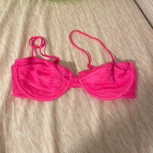 Pink Triangl Bikini Top